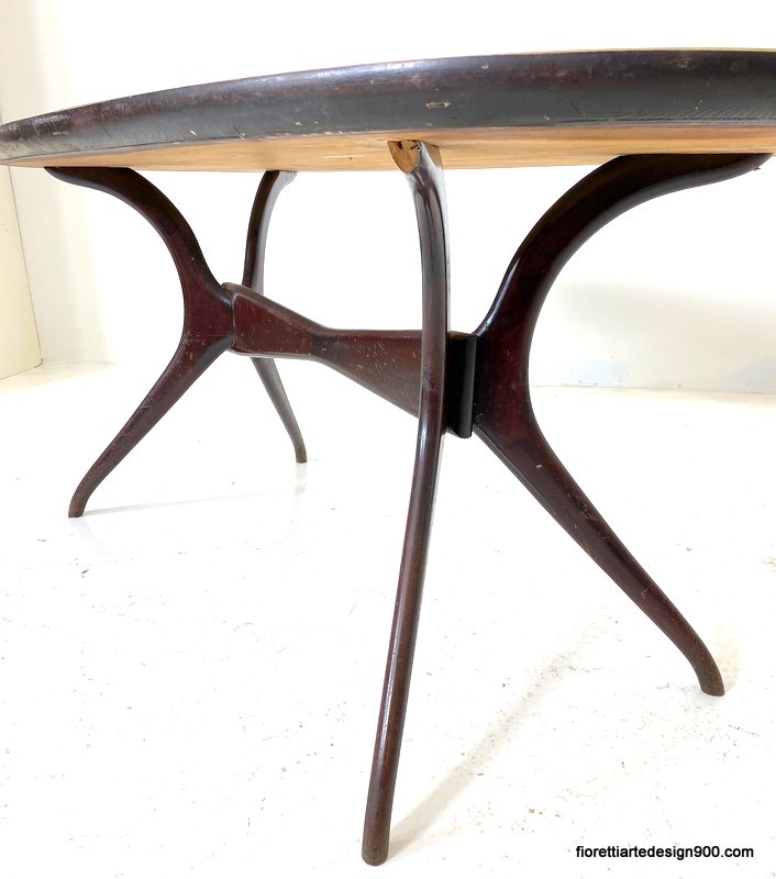 Tavolo ovale vetro colorato Dining Table '60